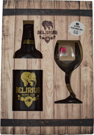 Delirium Black biercadeau met bierglas